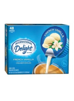 International Delight Liquid French Vanilla Cups, 48/BX